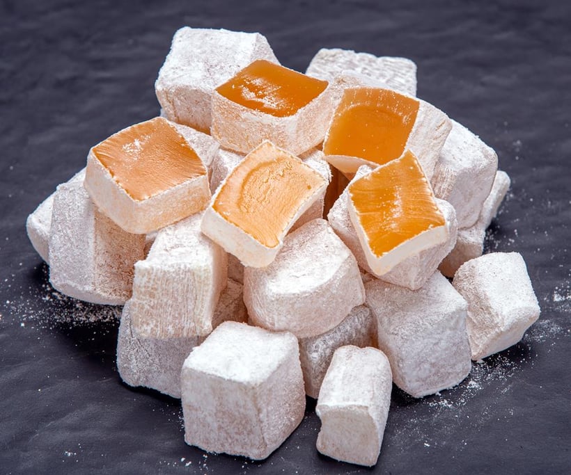 Lemon Flavor Authentic Turkish Delight 1 Kg.