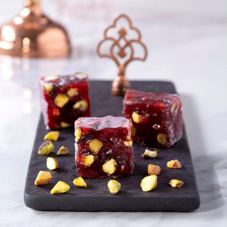 Pomegranate Flavored Pistachio Turkish Delight 1 Kg.