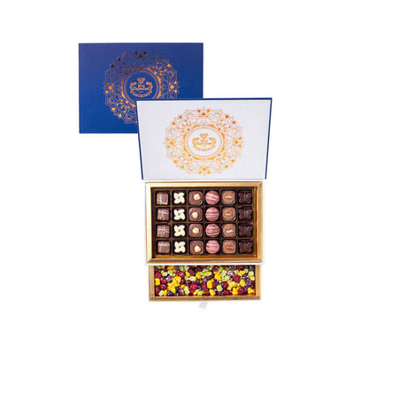 Mixed Chocolate & Dragee - Dark Blue Box 500g