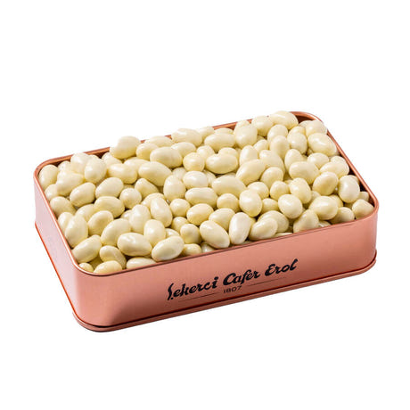 Premium Mastic Flavored Peanut Dragee in Bronze Tin Box 300g
