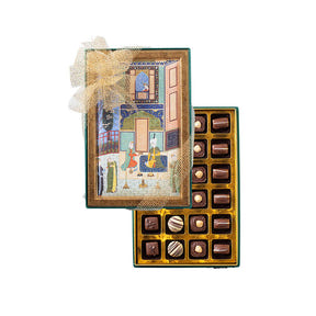 Handmade Chocolate in Miniature Art Box - 24 Pieces