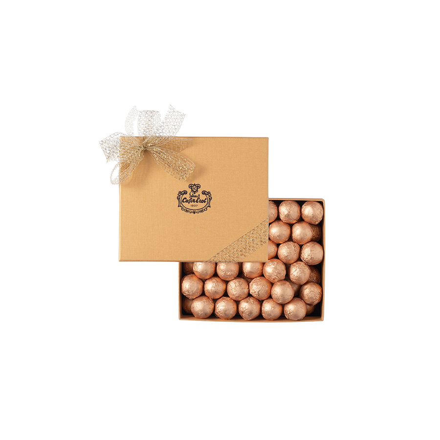 Premium Tahini Truff Chocolate in Gold Box 1025 G.