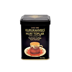 Premium Finely Ground Turkish Coffee in Tin Box 150 G.