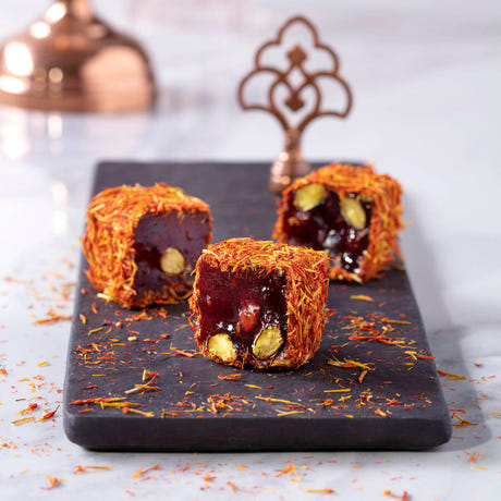 Saffron Pomegranate Pistachio Turkish Delight 1kg