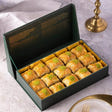 Square Baklava with Pistachio in a Special Box 1 Kg.