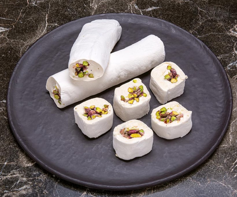Rich Sultan Turkish Delight z pistacjami Afyon 1 kg.