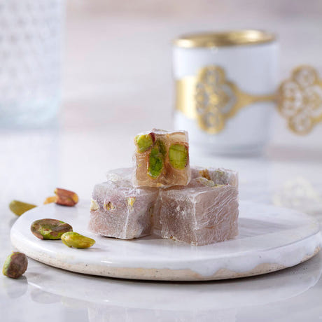 Authentic Double Roasted Pistachios Turkish Delight 1 Kg.