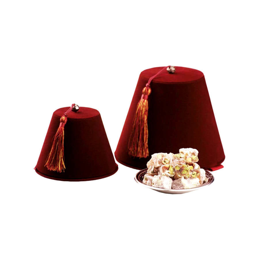Podwójnie prażone pistacje Turkish Delight w pudełku Fez 350 G.