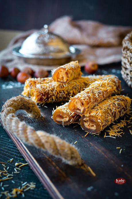 Roll Fruit Leather with Kadayif Wrapped Pestil 1kg