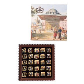 Wrapped Chocolate Pistachio Lokum - Osmanlı Box