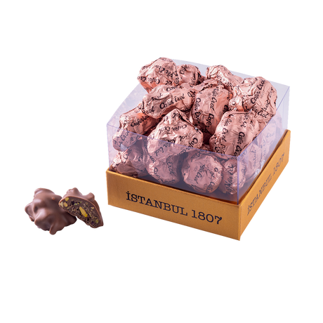 Wrapped Pistachio Chocolate in Istanbul Package 200 G.