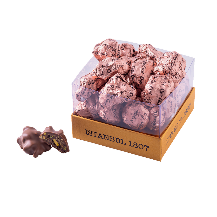 Wrapped Pistachio Chocolate in Istanbul Package 200 G.