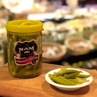 Organic Gourmet Artisan Natural Pickled Okra 700 G.
