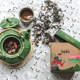 Orange and Rose Infused Loose Leaf Green Tea 50 G. — view 2